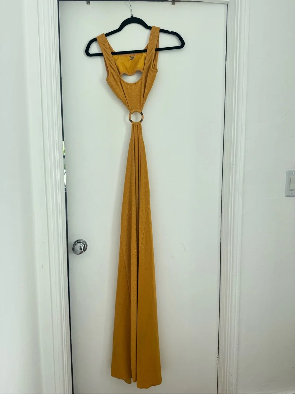 Montce Swim Maxi Dress in Mustard Yellow